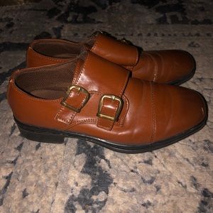 Boys Brown dress shoes